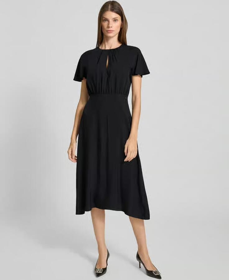Armani Exchange Midi-jurk met plooien - Foto 2