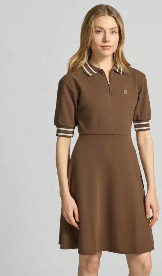 Armani Exchange mini-jurk met polokraag en gestikt logo - Foto 3