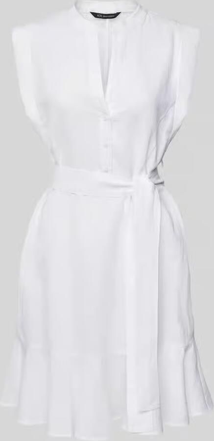 Armani Exchange Mini-jurk met strikceintuur