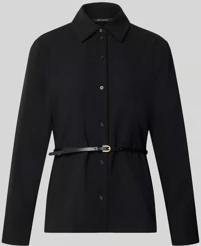 Armani Exchange Overhemdblouse met geïntegreerde riem