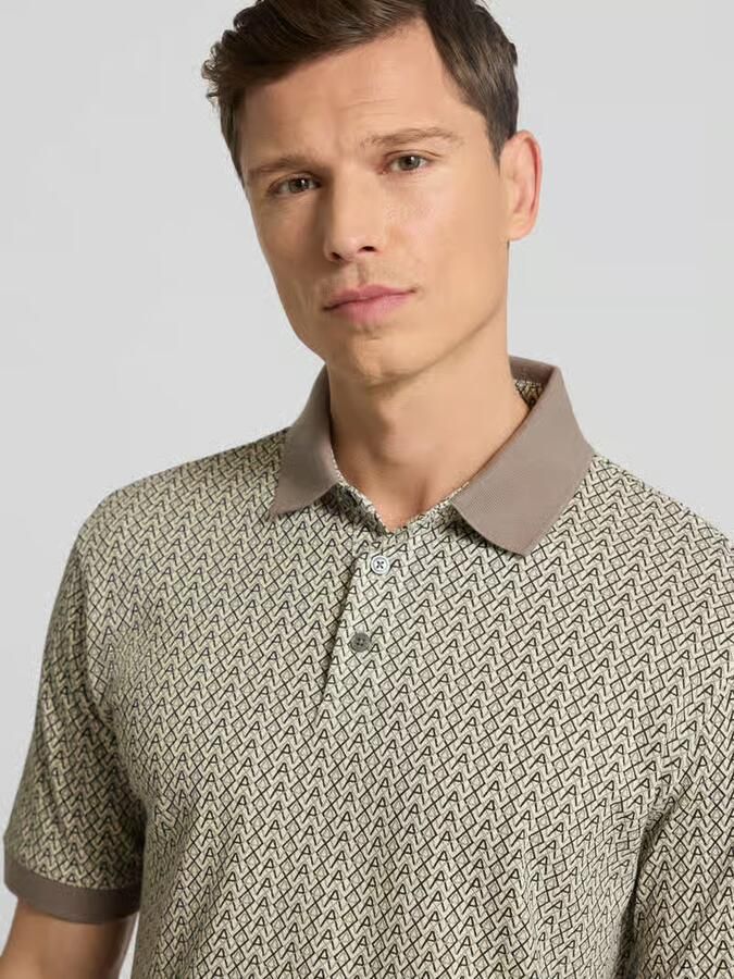 Armani Exchange Poloshirt met korte knoopsluiting - Foto 2