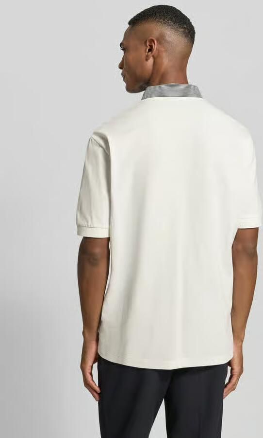 Armani Exchange Poloshirt met labeldetail