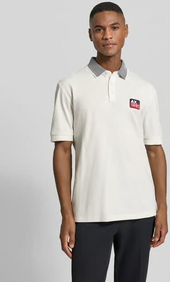 Armani Exchange Poloshirt met labeldetail - Foto 2