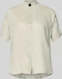 Armani Exchange regular fit blouse met opstaande kraag en knoopsluiting