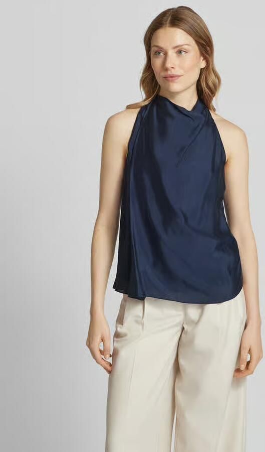 Armani Exchange Regular fit blousetop met halter - Foto 3