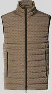 Armani Exchange Regular fit bodywarmer met eendendons en veren model 'PIUMINO'