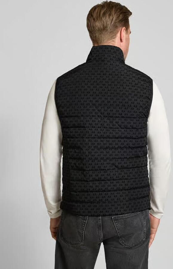 Armani Exchange Regular fit bodywarmer met eendendons en veren model 'PIUMINO' - Foto 2