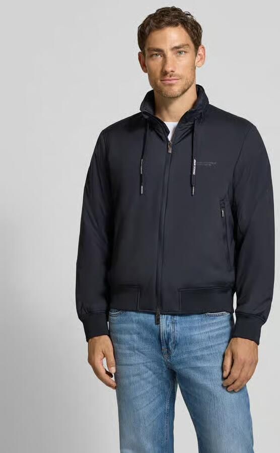 Armani Exchange regular fit bomberjack met logodetail - Foto 4