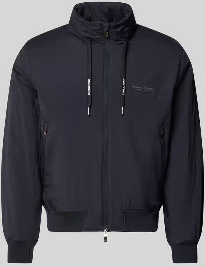 Armani Exchange regular fit bomberjack met logodetail - Foto 2