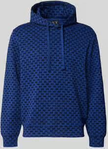 Armani Exchange regular fit hoodie van katoenmix