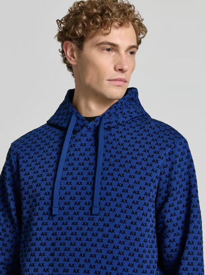 Armani Exchange regular fit hoodie van katoenmix - Foto 2