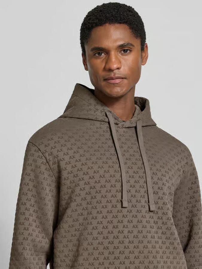 Armani Exchange regular fit hoodie van katoenmix - Foto 2
