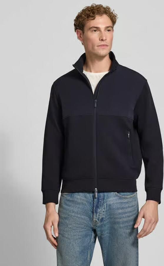 Armani Exchange Sweatjack met tweewegsritssluiting model 'FELPA' - Foto 3