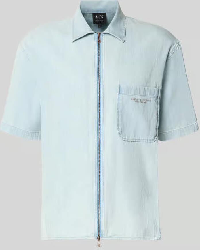 Armani Exchange Regular fit jeanshemd van puur katoen model 'CAMICIA' - Foto 2