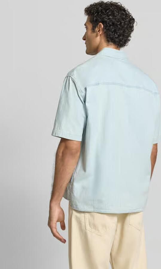 Armani Exchange Regular fit jeanshemd van puur katoen model 'CAMICIA'