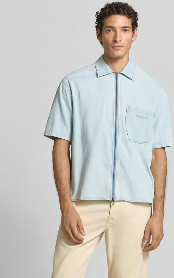Armani Exchange Regular fit jeanshemd van puur katoen model 'CAMICIA' - Foto 2