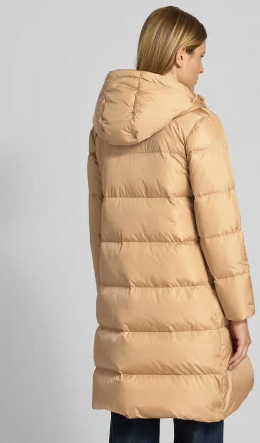 Armani Exchange Regular fit lange donsjas met tweewegritssluiting