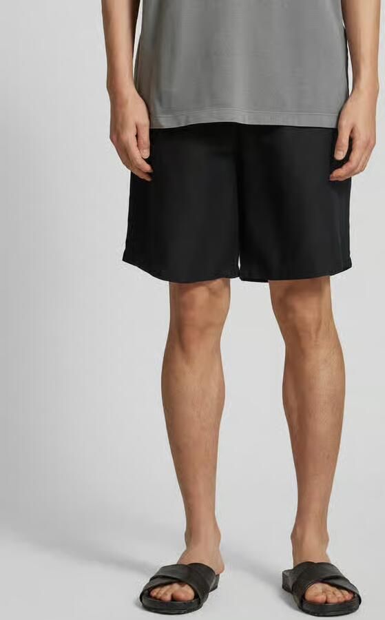 Armani Exchange Regular fit linnen bermuda met riemlussen - Foto 4