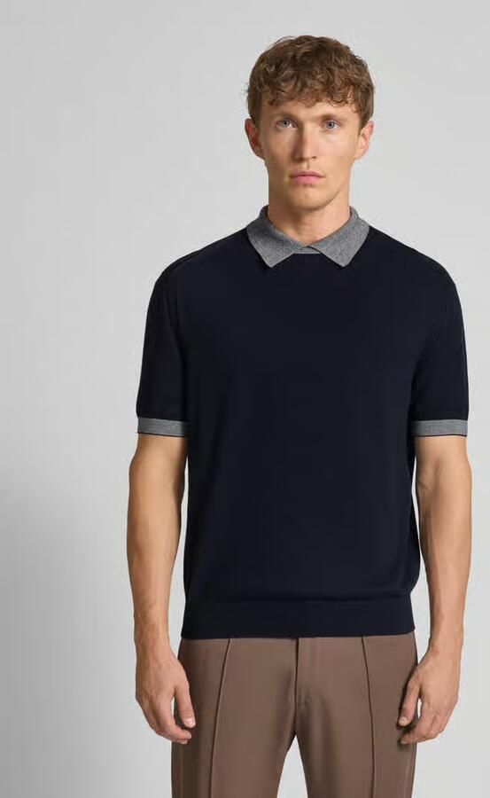 Armani Exchange Regular fit poloshirt met contrastgarnering - Foto 2