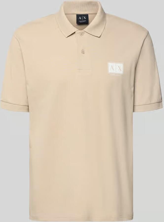Armani Exchange regular fit poloshirt met knoopsluiting - Foto 2