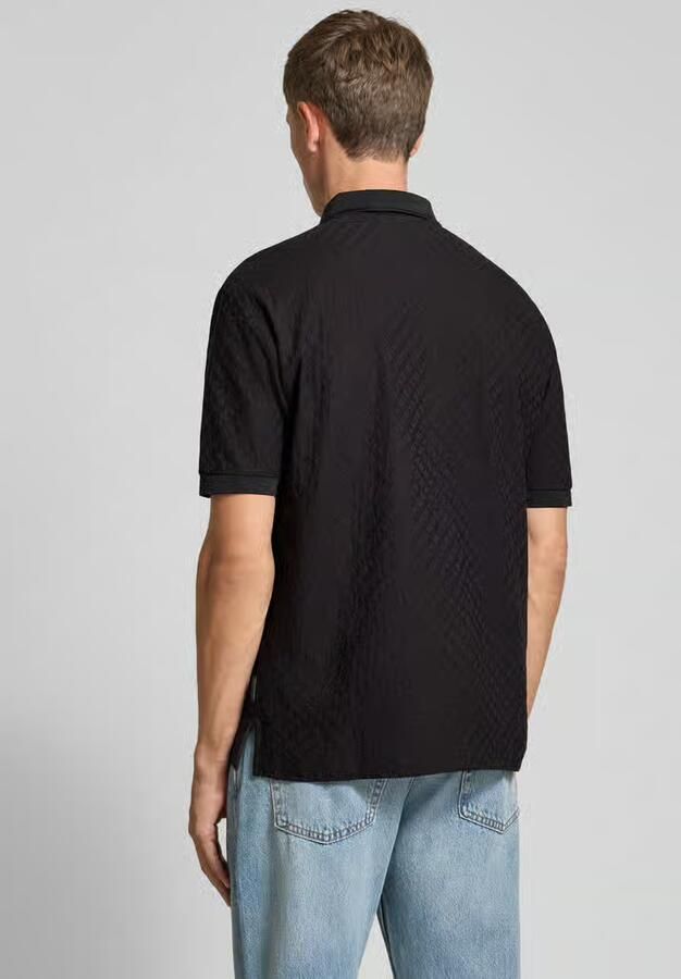 Armani Exchange Regular fit poloshirt met knoopsluiting
