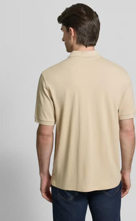 Armani Exchange regular fit poloshirt met knoopsluiting