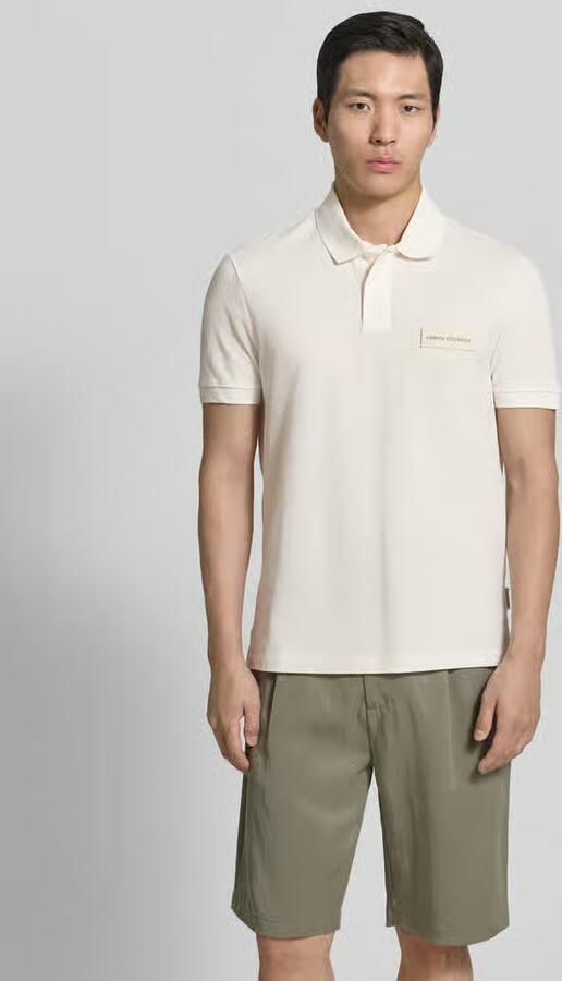 Armani Exchange regular fit poloshirt met labeldetail - Foto 4