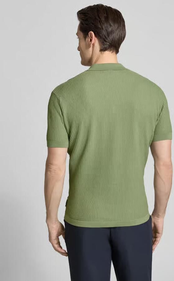 Armani Exchange Regular fit Poloshirt met Reverskraag en V-hals