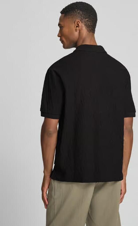 Armani Exchange regular fit poloshirt met structuurpatroon - Foto 2