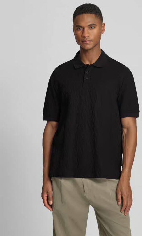 Armani Exchange regular fit poloshirt met structuurpatroon - Foto 3