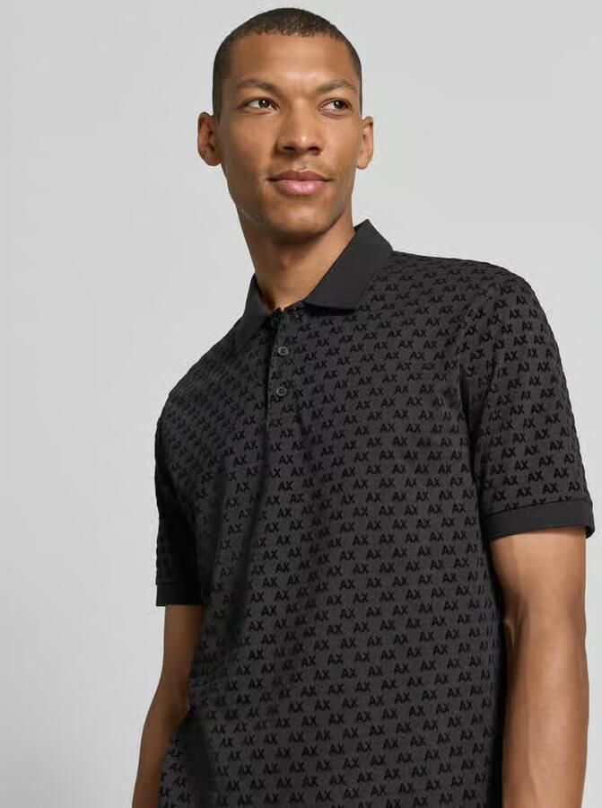 EAX Polo Shirt Korte Mouw Polo shirt met standaard logo-patroon - Foto 2