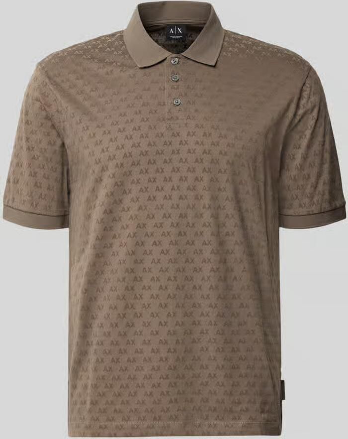 Armani Exchange regular fit poloshirt van puur katoen