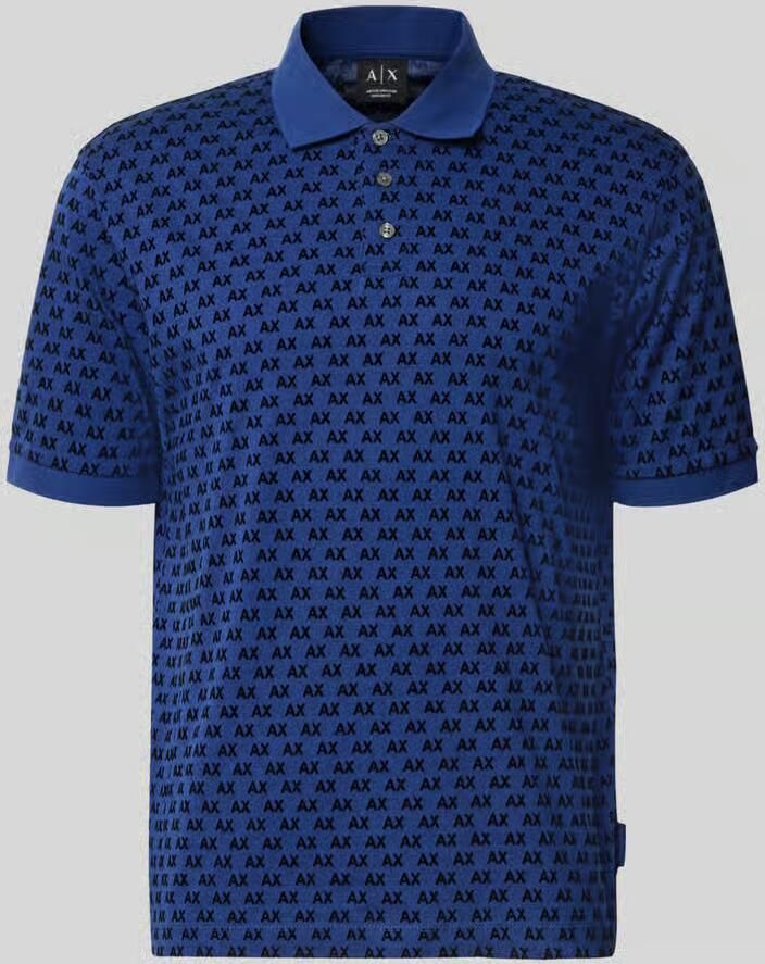 Armani Exchange regular fit poloshirt van puur katoen