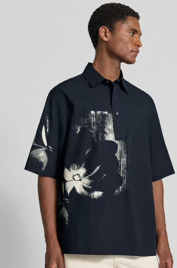 Armani Exchange regular fit poloshirt van puur katoen