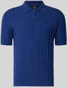 Armani Exchange Regular Fit poloshirt van viscosemix model 'Maglia'