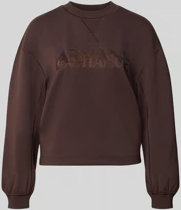 Armani Exchange Regular fit pullover van viscosemix
