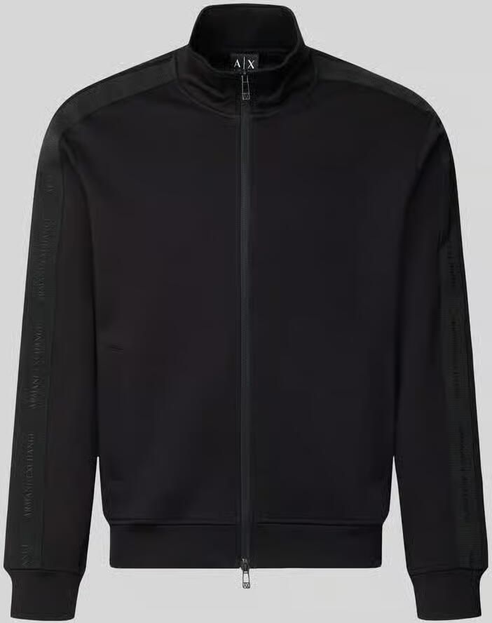 Armani Exchange Regular fit sweatjack van katoenmix model 'Felpa'