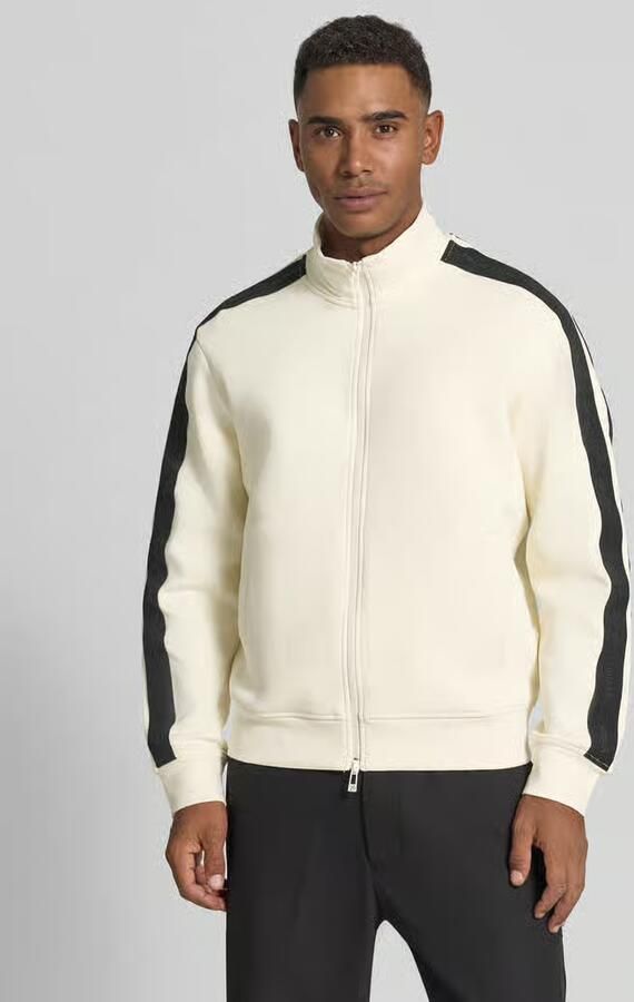 Armani Exchange Regular fit sweatjack van katoenmix model 'Felpa' - Foto 3