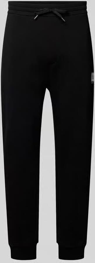 Armani Exchange regular fit sweatpants van puur katoen
