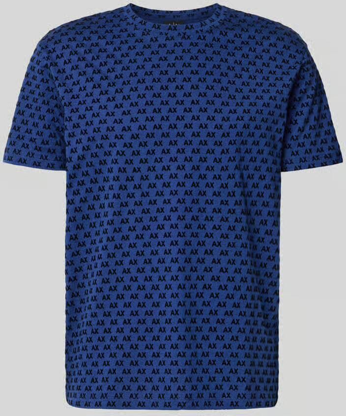 Armani Exchange Regular fit t-shirt met all-over print