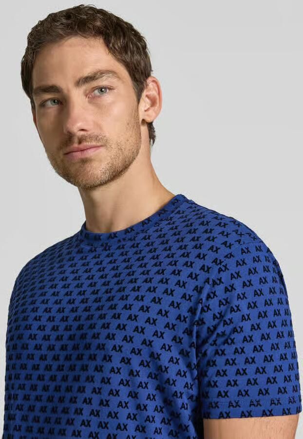 Armani Exchange Regular fit t-shirt met all-over print - Foto 2