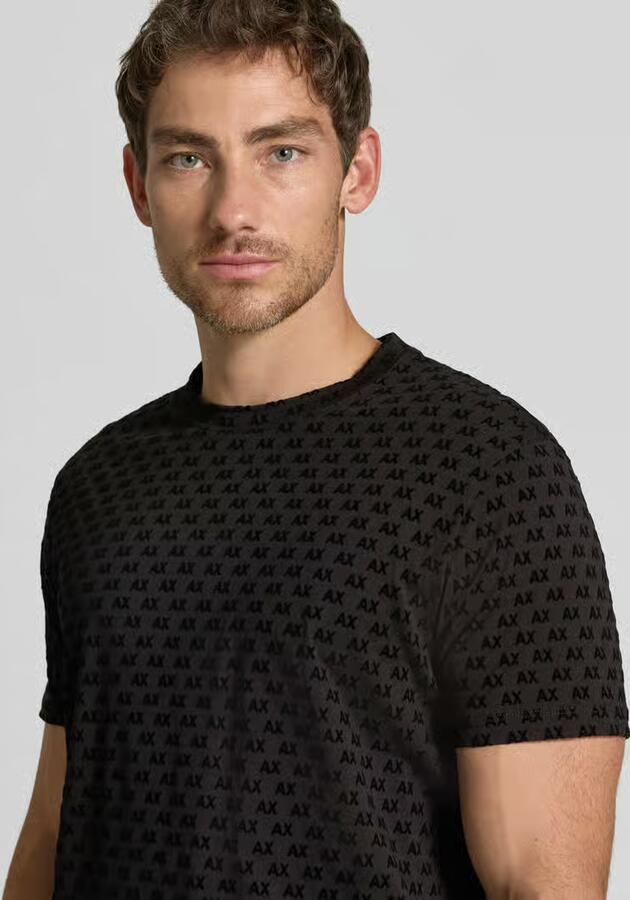 Armani Exchange Regular fit t-shirt met all-over print - Foto 2
