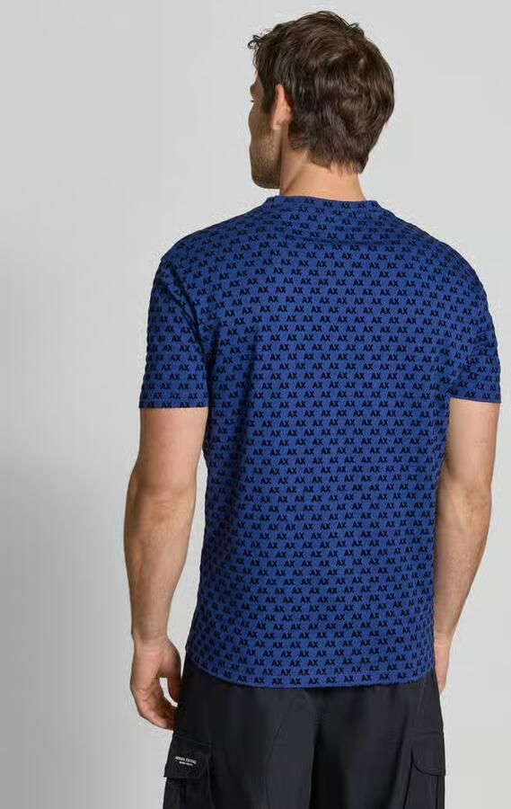 Armani Exchange Regular fit t-shirt met all-over print - Foto 2