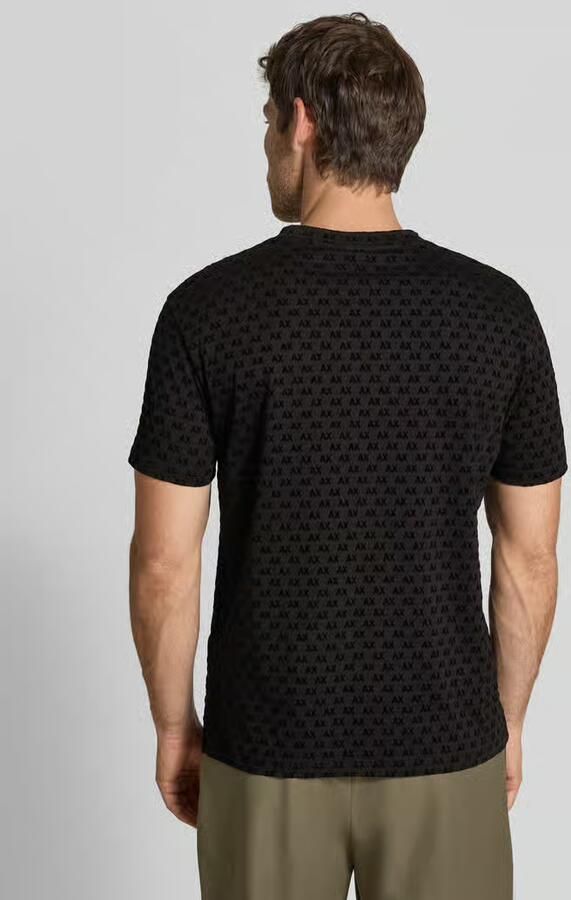 Armani Exchange Regular fit t-shirt met all-over print - Foto 3