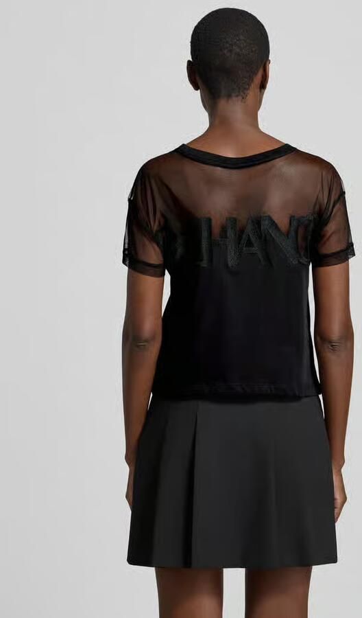 Armani Exchange regular fit T-shirt met gestikt logo