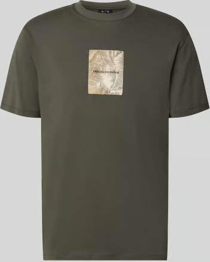 Armani Exchange regular fit T-shirt met logopatch - Foto 2