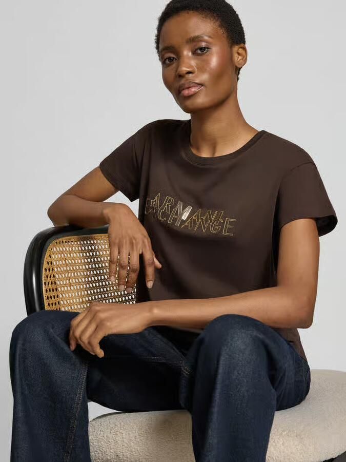 Armani Exchange Regular fit t-shirt van pure katoen model 'ANTAGONIST'
