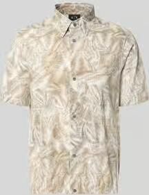 Armani Exchange regular fit vrijetijds overhemd met kentkraag