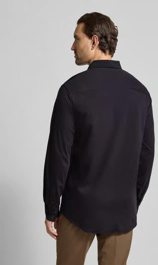 Armani Exchange Regular fit vrijetijdsoverhemd met haaikraag
