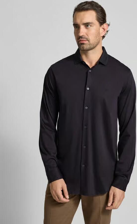 Armani Exchange Regular fit vrijetijdsoverhemd met haaikraag - Foto 2